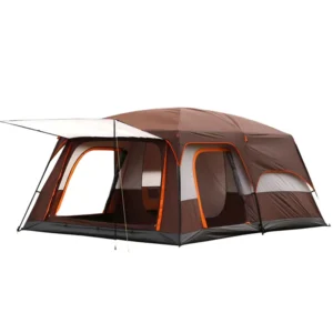 Portable 6 Person Double Oversized Square Shape Folding Tent Custom Full Oxford Fabric for Camping Picnics or Parks