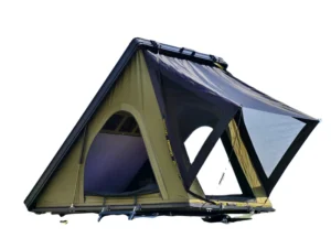 Portable Aluminum Camping Car Rooftop Tent for 2-3 People Hard Shell Outdoor for Van SUV Truck Car