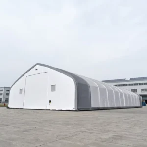 Portable Arched Carport Garage Tent Heavy Duty Waterproof Outdoor Storage Shelter With Roll Up Zipper Door for Vehicle Storage