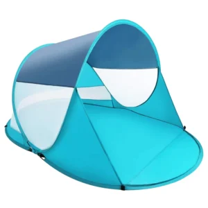 Portable Automatic Pop-Up Beach Tent Water-Resistant & UV Protected for Outdoor Use Made of Polyester
