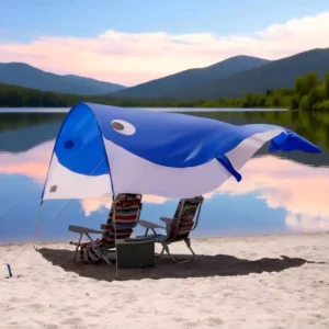 Portable Camouflage Field Canopy Windproof Cotton/Nylon Single Layer 1KG Lightweight 2-3 Person Quick Setup Beach Sun Shelter