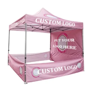 Portable Custom Pop-Up Marquee Tent for Outdoor Events and Advertising