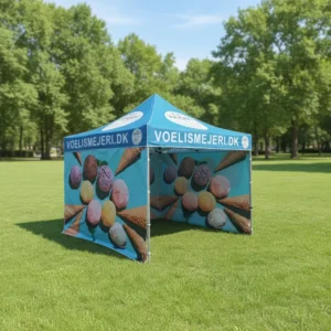 Portable Custom Pop up Canopy Tent 10x10ft Roller Bag Aluminum Frame Waterproof Fire Retardant Outdoor Advertising Trade Shows