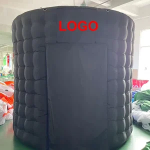 Portable Customized Air 360 Photo Booth Enclosure Inflatable Cube Backdrop Tent for Party Event Decoration