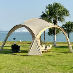 Portable Dome Camping Tent for Outdoor Team Building, Sun and Rain Shelter Canopy
