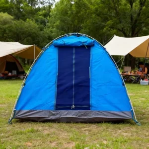 Portable Dome Outdoor Travel Tent One Bedroom Double Layer 1000-1500mm Waterproof 3 Season Automatic Opening 2-3 Person Oxford