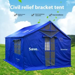 Portable Emergency Shelter for 6-8 People Four-Season Camping Use