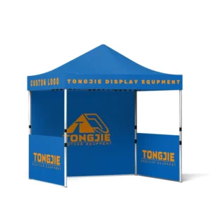 Portable Exhibition Tent Bright Color Double Side Print Custom Dimension Oxford Bag TongJie US Warehouse