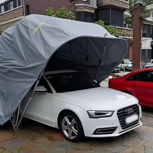 Portable Foldable Aluminum Alloy Car Tent for Outdoor Garages Retractable Trade Show Equipment