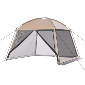 Portable Folding Outdoor Tent Rainproof Sunproof Large Tent for Camping Mosquito Net Fabric