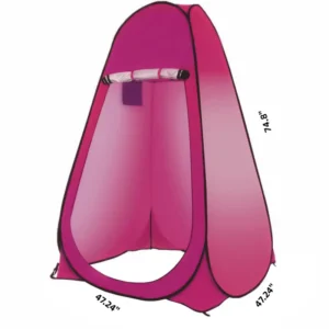 Portable Four-Season 170T Polyester Water-Resistant Changing Room Tent with Private Toilet, Shower and Sunshade