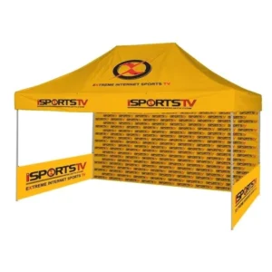 Portable Heavy-Duty Folding Pop-Up Advertising Canopy Tent with Side Walls 10×10/10×15/10×20