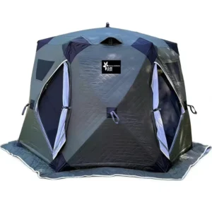 Portable Hexagonal Insulated Ice Fishing Hot Tent with Chimney