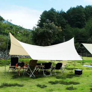 Portable Hexagonal Waterproof Camping Tarp Shelter