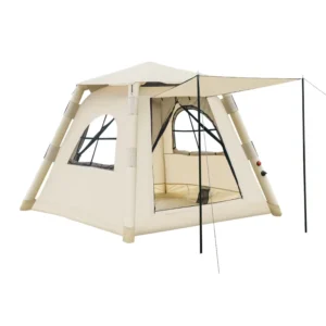 Portable Inflatable Camping Tent Fully Automatic Thickened for 3-4 People Foldable for Outdoor and Overnight Trips