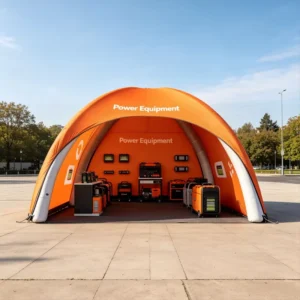 Portable Inflatable Spider Canopy Air Dome Tent Custom Logo for Music Festivals and Events