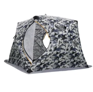 Portable Insulated Ice Fishing Tent 4 Person Winter Outdoor Camping Cube Tent