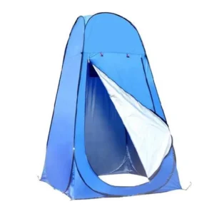 Portable Lightweight Eco-Friendly Oxford Pop-up Tent with One Bedroom for Outdoor Camping, Beach, and Shower Use