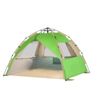 Portable One-Bedroom 3-4 Person Four-Season Waterproof Beach Tent Customizable Quick Open for Sunscreen Camping