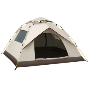 Portable Outdoor Camping Automatic Pop-Up Tent, Thickened Rainproof and Sunscreen Design for Overnight Stay