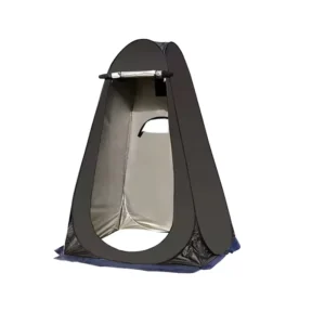 Portable Outdoor Polyester Camping Tent with Changing Room Waterproof Canvas Toilet Tent