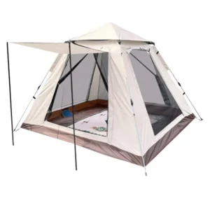 Portable Outdoor Three-Season Folding Pop-Up Tent Automatic Rainproof Oxford Material Single or Double