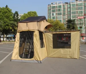 Portable PVC Pipe Camping Tent for 4 People