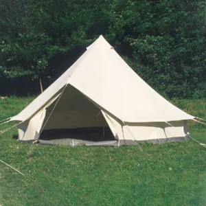 Portable Party Glamping Resort Poly Cotton Canvas Bell Tent With One Door