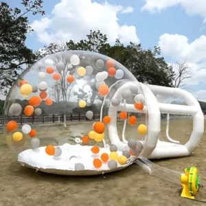 Portable Party Photos Decoration Garden Outdoor Air Bouncy Dome With Balloons Kids Jumping Balloon Tent Inflatable Bubble House