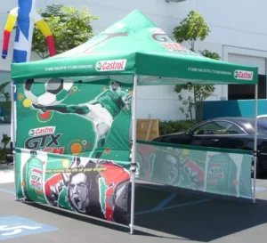 Portable Pop-up Gazebo 3x3m Instant Folding Aluminum Frame Canopy Tent with Carry Bag for Outdoor Trade Shows