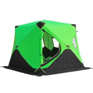 Portable Pop-up Sauna Tent Square Insulated Ice Fishing Winter Camping Tent