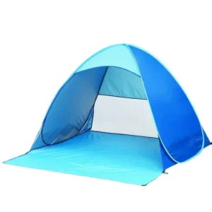 Portable Pop-up Tent Lightweight Waterproof Fabric Diagonal Bracing Single Layer
