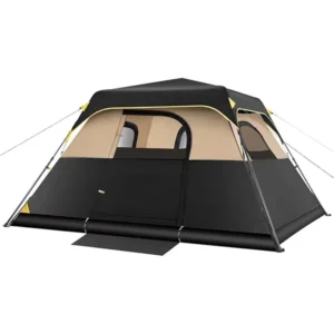 Portable Quick Set Tent with Rain and Wind Cover Luxurious Outdoor Camping Tent Suitable for Family Camping and Hiking