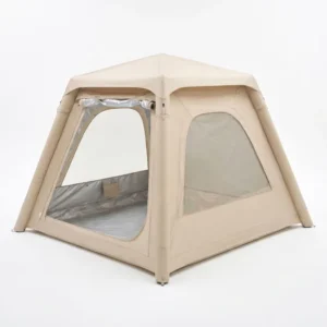 Portable Reinforced Air Column 210D Oxford Waterproof UPF50+ 1-2 Person Inflatable Camping Tent for Outdoor Camping