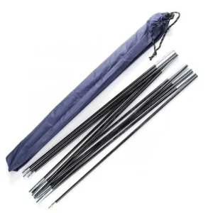 Portable Replacement Fibreglass Tent Pole Kit with Shock Cord for Camping Repair Canopy Equipment