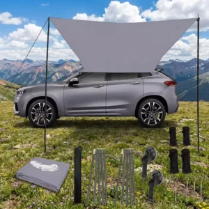 Portable Retractable Car Side Awning Sun Shade Shelter Outdoor Camping Travel Canopy