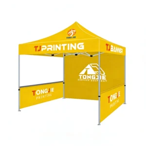 Portable Shade Tent Custom Graphic Fast Setup Tear Resistant Outdoor Party Tent