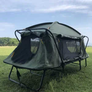 Portable Single-Person Foldable Elevated-Bed Camping Tent Waterproof Off-Ground