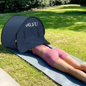 Portable Single Summer Beach Tent, Automatic Opening, Foldable, Head and Back Sun Protection, Custom Colors