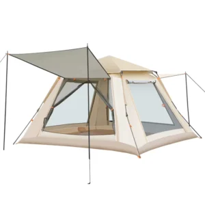 Portable UPF50+ Beach Shade Canopy Tent Quick Setup Outdoor Large Folding Waterproof Glamping Camping Tent