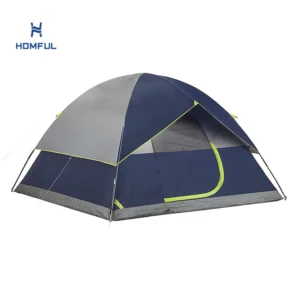 Portable Waterproof Double Layer 2/3/4/6 Person Camping Dome Tent