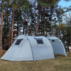 Portable Waterproof Multi-Person Family Tunnel Camping Tent for Outdoor Camping and Picnics