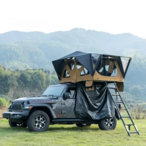 Portable Waterproof Rooftop Tent Foldable Soft Car Camping 2-Person Soft Shell Roof Tent