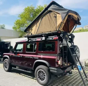 Practical Vehicle top Tent One Person Honeycomb Aluminum Shell Four season Waterproof Quick Automatic Opening Simple
