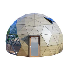 Prefab House Wooden Glamping Geodesic Dome House