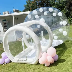 Prefabricated Dome Houses Party Crystal Inflatable Clear Doll House Transparent Bubble House