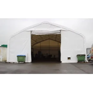 Prefabricated Galvanized Steel Frame Fabric Shelters Car Garage Canopy UV-Resistant Waterproof Fire-Retardant Heavy Duty