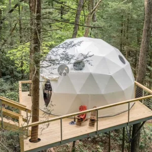 Prefabricated Luxury Hotel Stargazing Safari Glamping Igloo Dome Tent