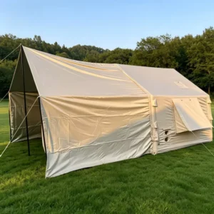 Premium 7.7㎡ Double Layer All Season Waterproof Portable Inflatable Tent 600D Oxford Fabric Rain Fly Sun Canopy Snow Proof UV
