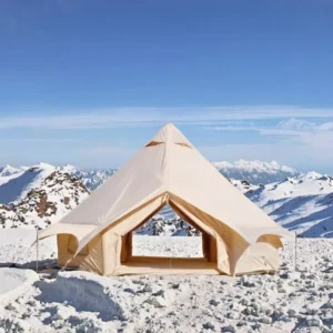 Premium 900D Oxford Canvas Bell Tent 4 Season 3000mm+ Waterproof UV Protection Heavy Duty Mongolian Yurt Quick Setup 5+ Tent